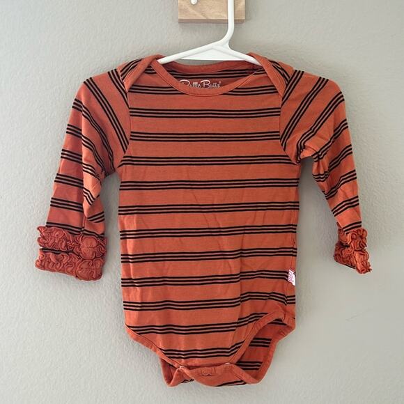 Ruffle Butts Striped Ruffle Onesie | Size 12-28m - Picture 1 of 5